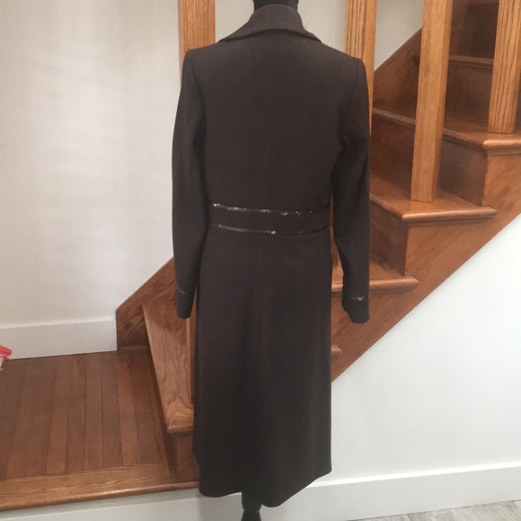 Rebecca Taylor Chocolate Brown Overcoat, Wool - Picture 9 of 13